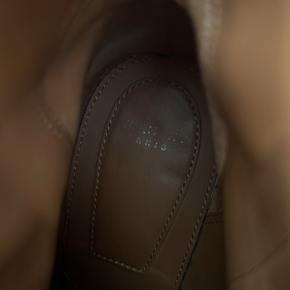 Givenchy Paris Booties Size 9 Black Leather Chains - Picture 10 of 13